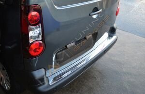 Peugeot Partner Tepee Krom Tampon Eşiği Paslanmaz Çelik 2008-2018
