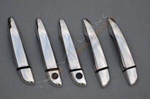 Peugeot Rifter Krom Kapı Kolu 2016+ Paslanmaz Çelik
