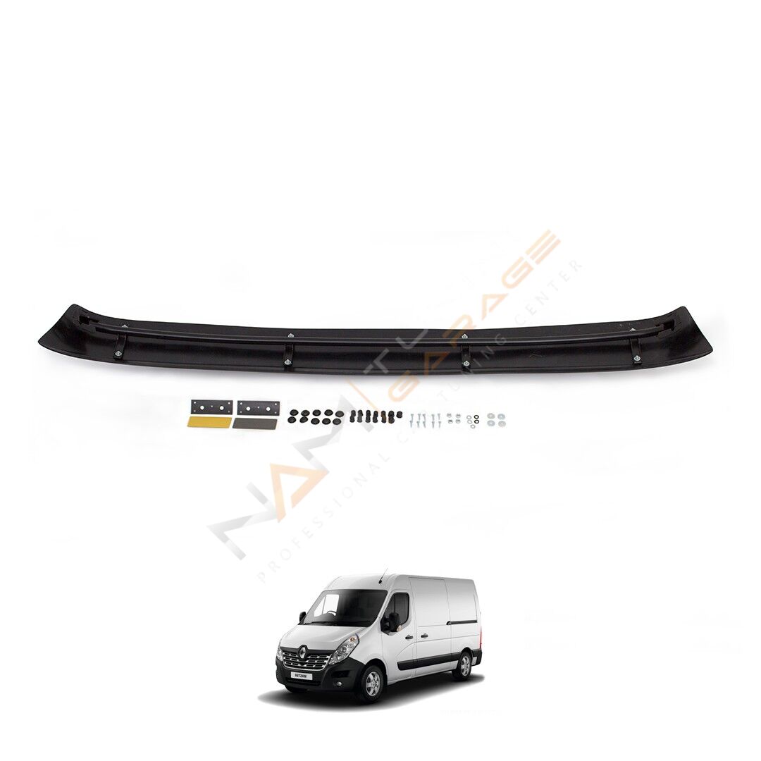 Renault Master Ön Cam Güneşliği 1999-2010 arası uyumlu Parlak Siyah