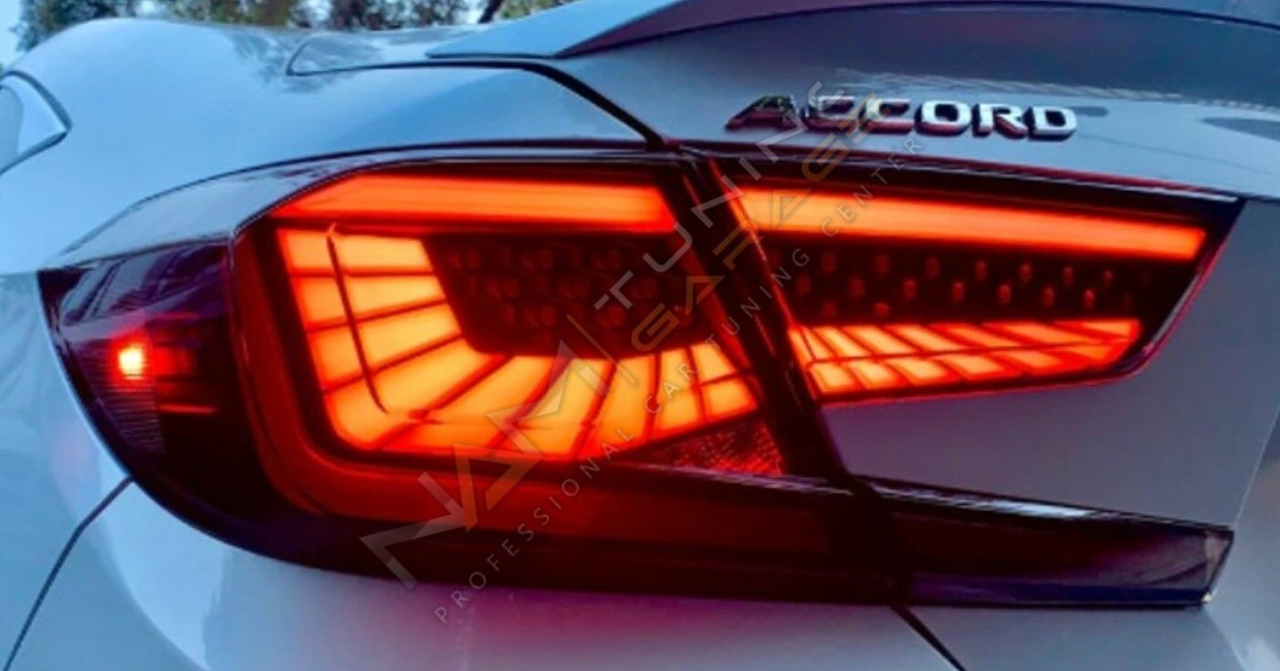 HONDA ACCORD 2018 UYUMLU OMURGA LED STOP - KIRMIZI