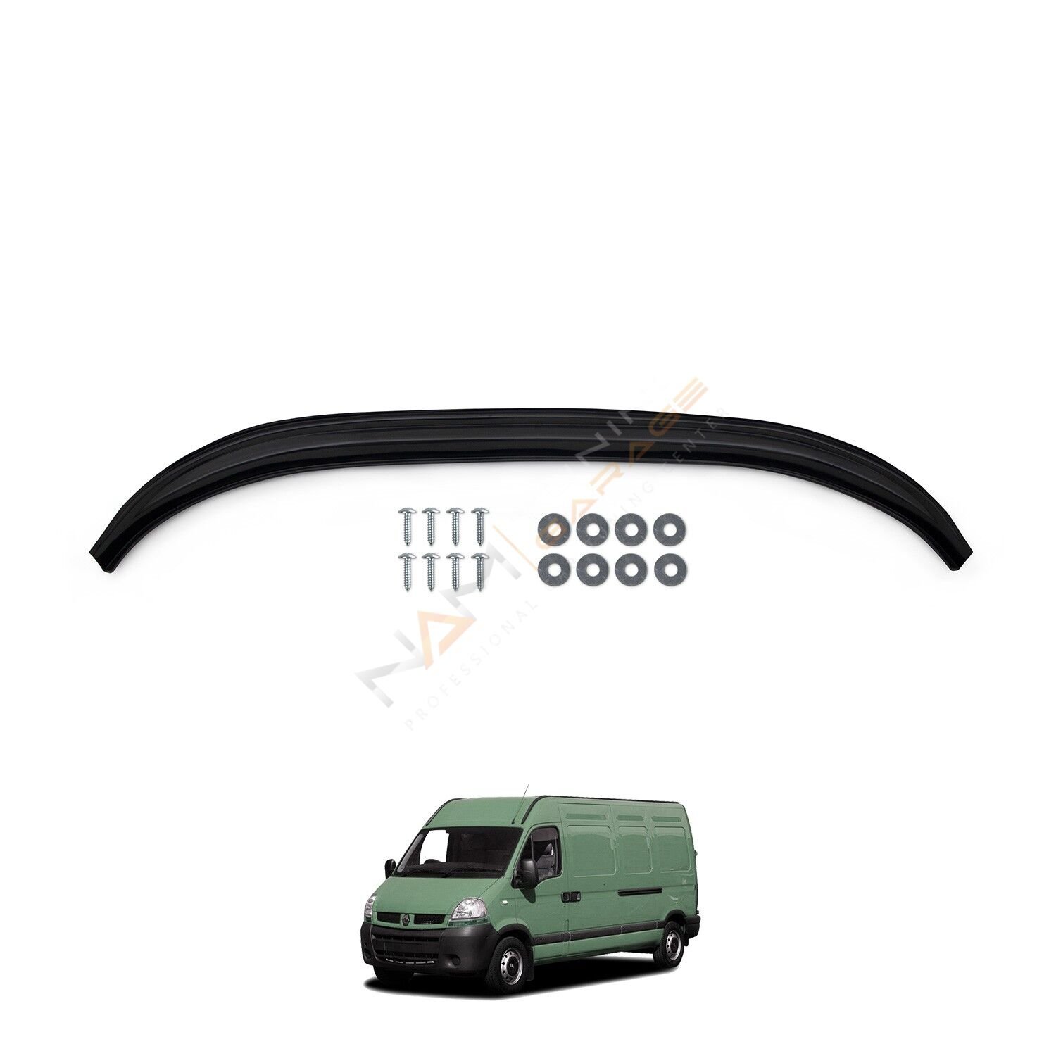 Renault Master Ön Tampon Lip 1999-2010 Siyah / Beyaz Seçenekli