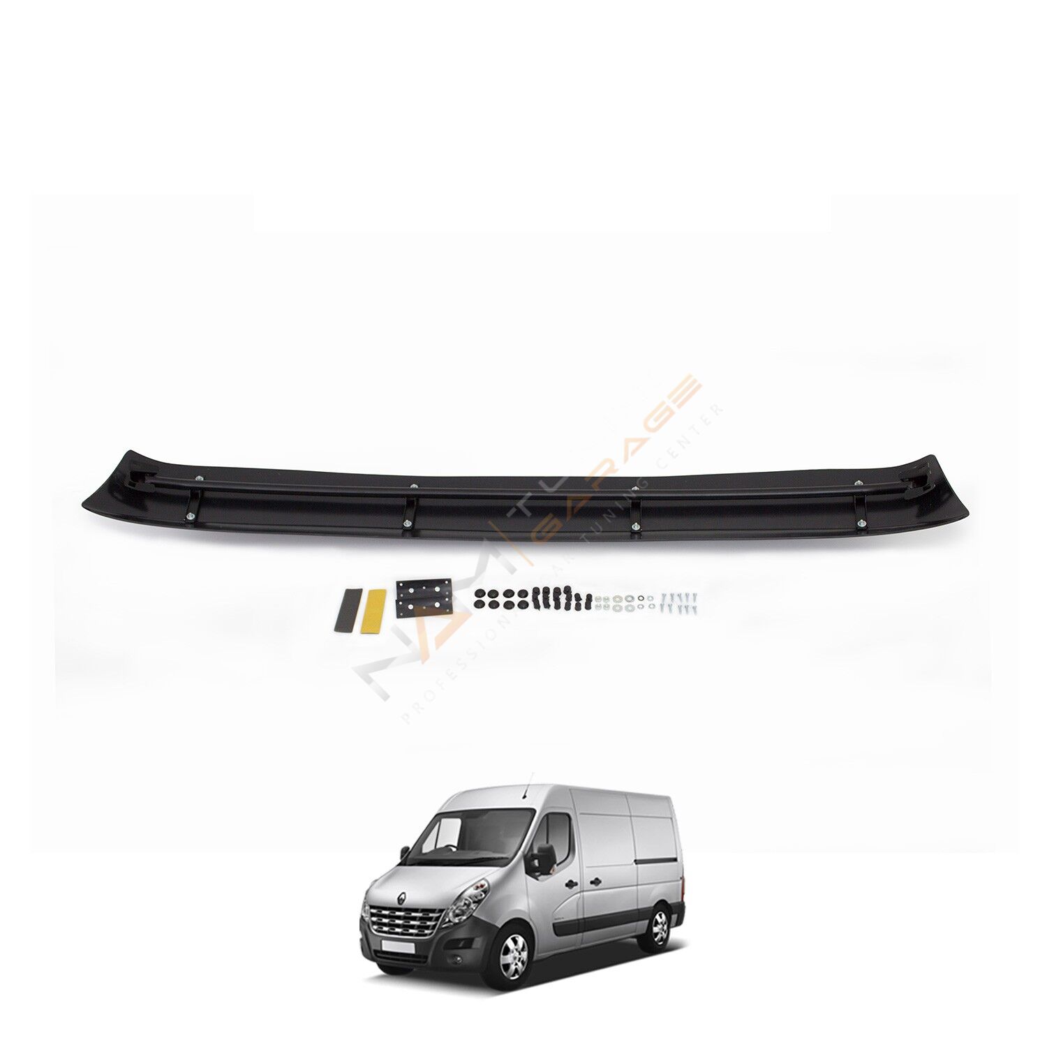 Renault Master Ön Cam Güneşliği 2010-2014 arası uyumlu Parlak Siyah