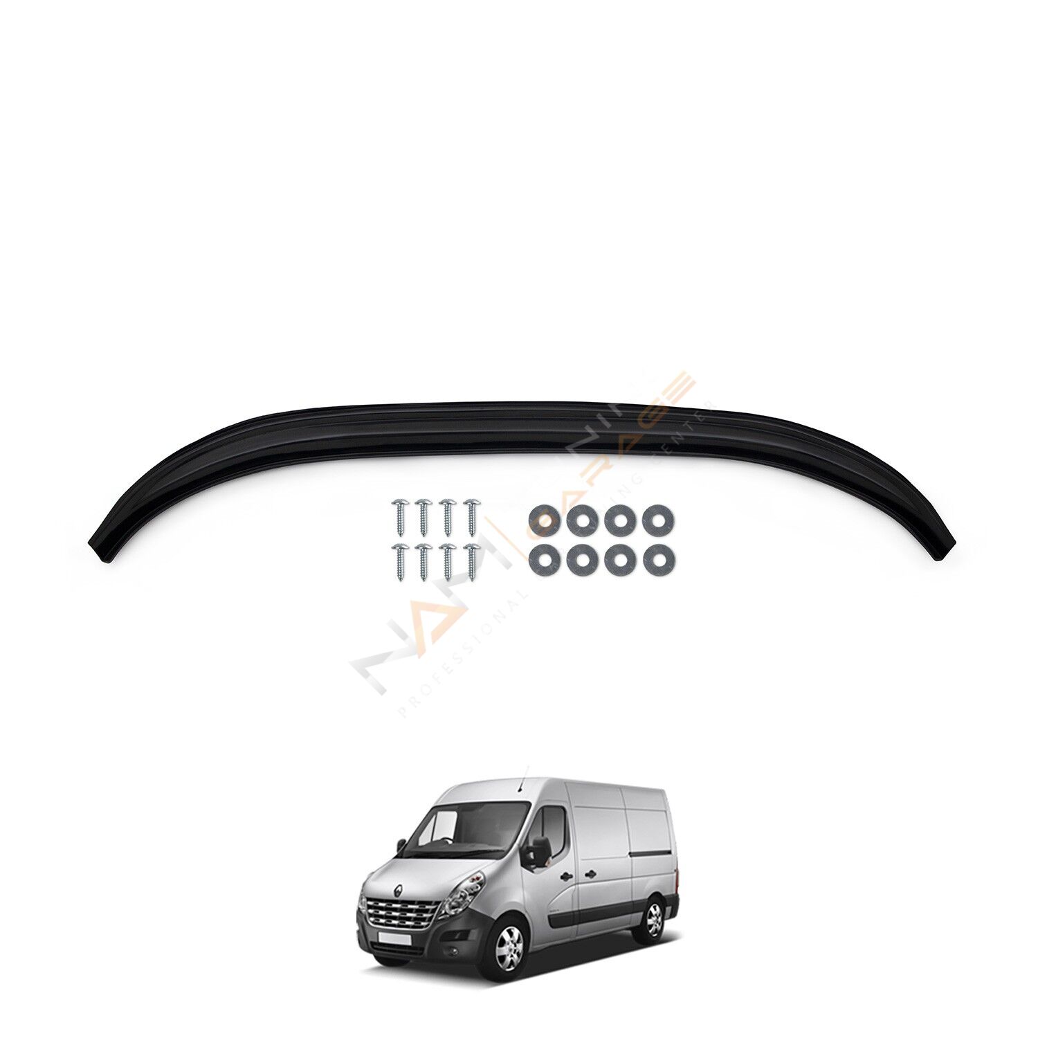 Renault Master Ön Tampon Lip 2010-2014 Siyah / Beyaz Seçenekli