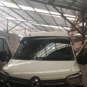Renault Master Ön Cam Güneşliği 2019+ uyumlu Parlak Siyah