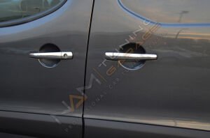 Peugeot Tepee Krom Kapı Kolu 2008-2018 Paslanmaz Çelik