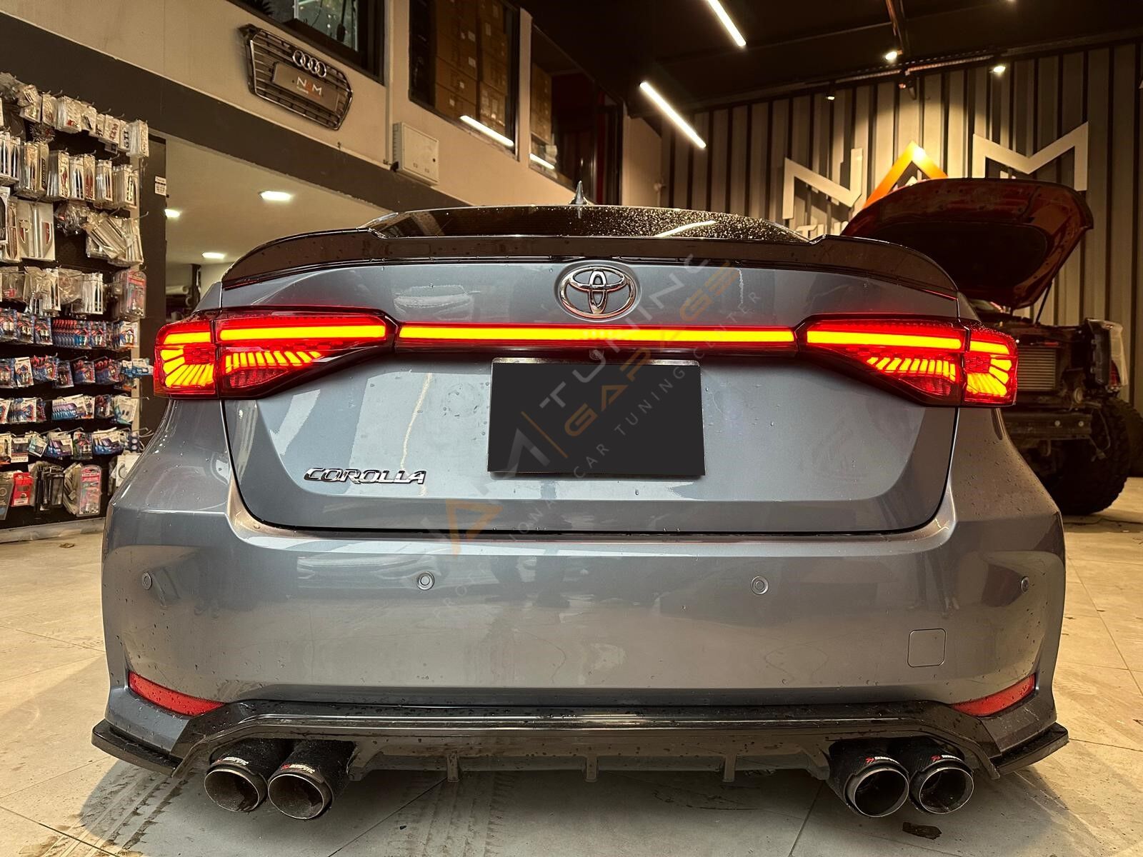 TOYATA COROLLA 2019+ IÇIN UYUMLU LED STOP SPOILER KIRMIZI