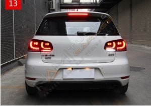 Golf 6 R20 Görünüm Led Stop Kırmızı ( Gülen Yüz Stop )