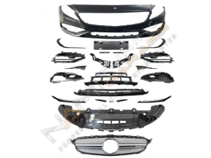 MERCEDES W176 A SERISI IÇIN UYUMLU A45 ÖN TAMPON & PANJUR (2012 - 2018 )