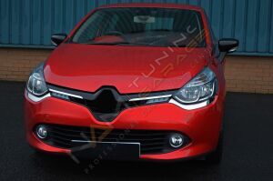 Renault Clio 4 Ön Panjur Kromu 2012-2017 Paslanmaz Çelik