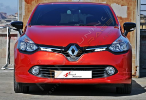 Renault Clio 4 Ön Panjur Kromu 2012-2017 Paslanmaz Çelik