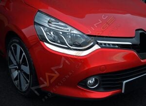 Renault Clio 4 Krom Sis Far Çerçevesi 2012-2018 Sonrası Paslanmaz Çelik
