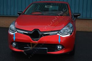 Renault Clio 4 Krom Sis Far Çerçevesi 2012-2018 Sonrası Paslanmaz Çelik