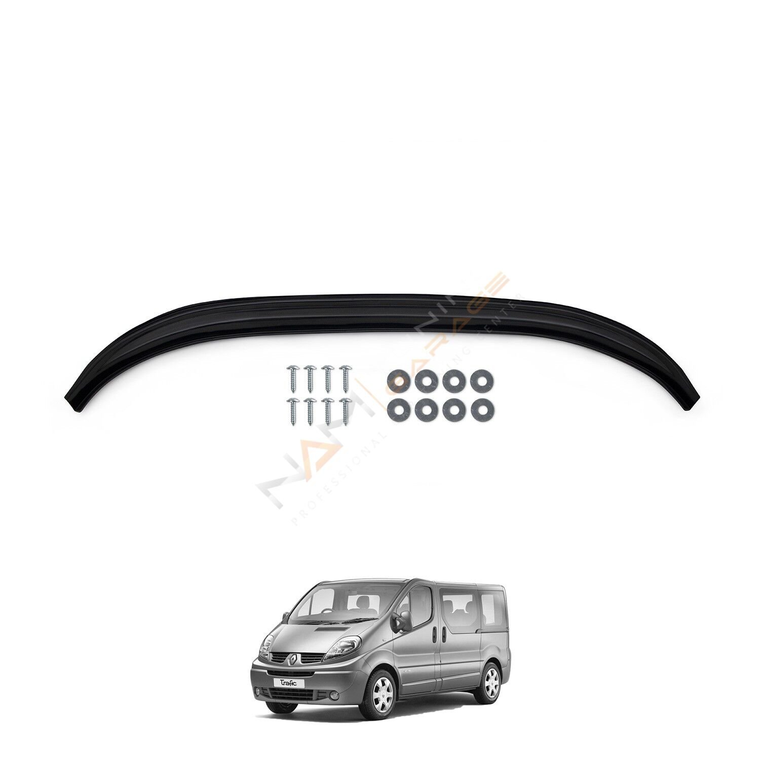 Renault Trafic Ön Tampon Lip 2001-2014 arası Siyah / Beyaz Seçenekli Trafik