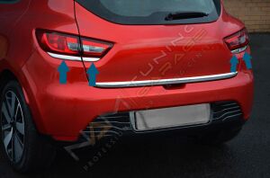 Renault Clio 4 Krom Stop Alt Çıtası 2012-2018 Paslanmaz Çelik