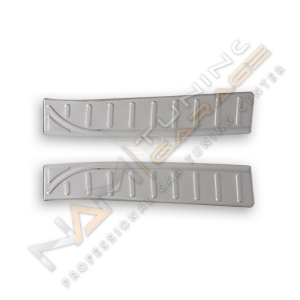 Renault Clio 4 Krom Tampon Üstü Koruma 2012-2018 Tampon Eşiği