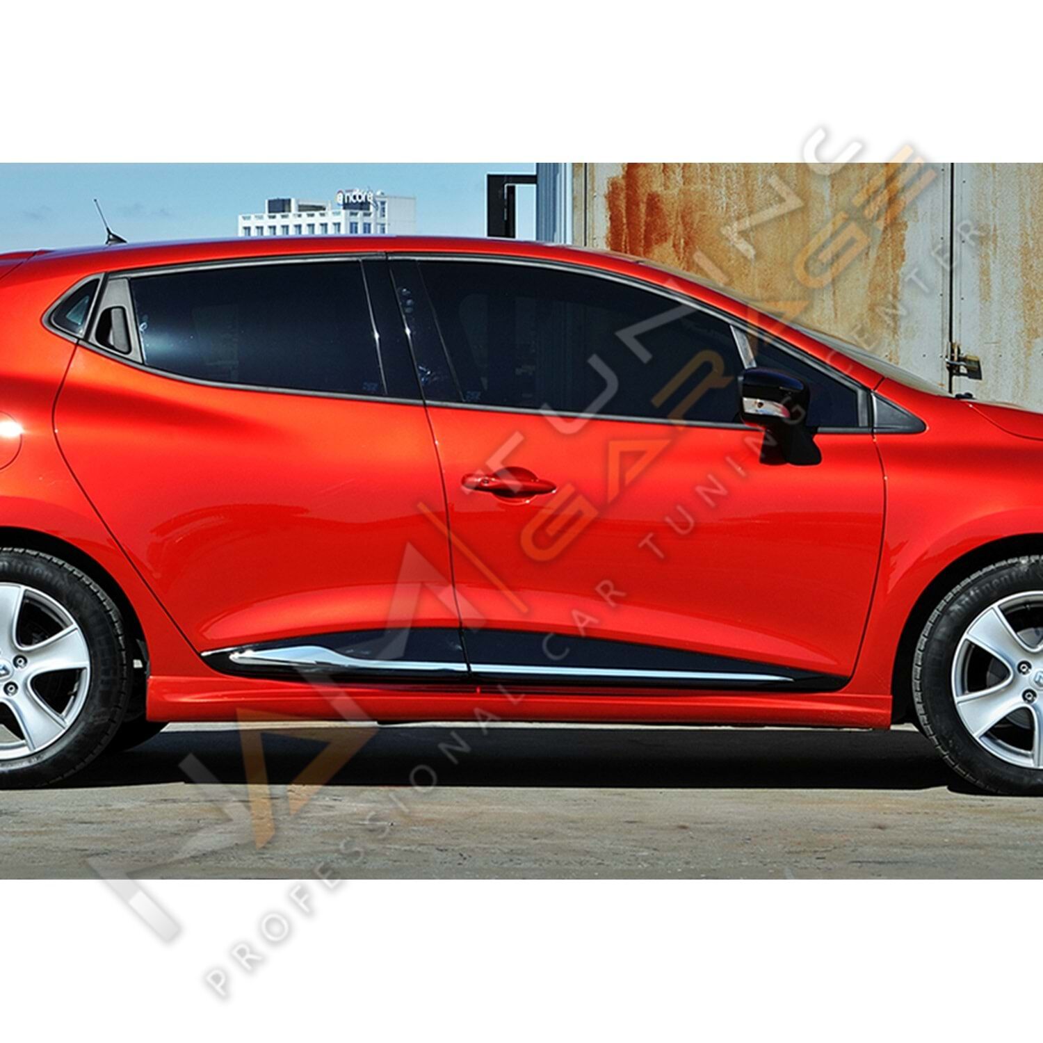 Renault Clio 4 Krom Yan Kapı Çıtası 2012-2018 Paslanmaz Çelik