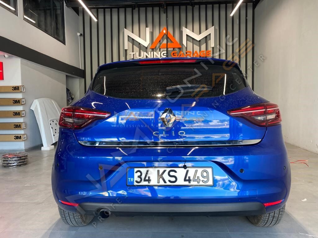 Renault Clio 5 Krom Bagaj Alt Çıta 2019- Paslanmaz Çelik