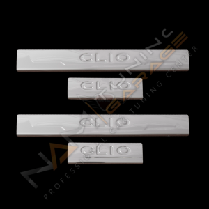 Renault Clio 5 Krom Kapı Eşiği 2019- Paslanmaz Çelik