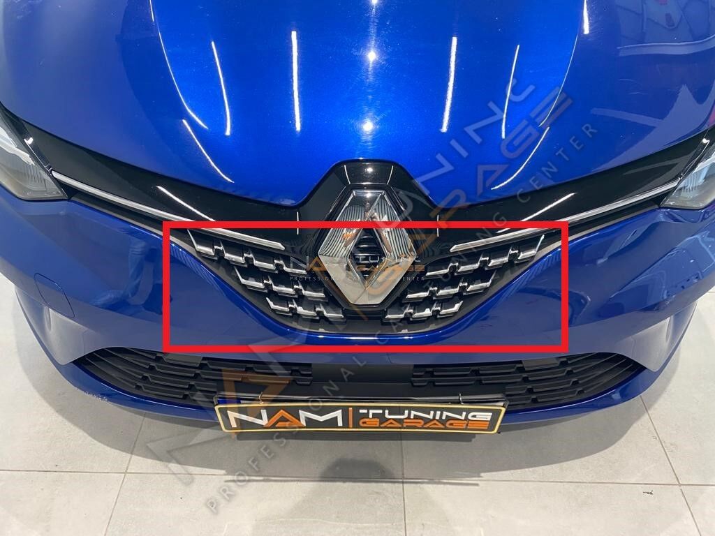 Renault Clio 5 Krom Ön Panjur Alt Çıtası 2019+ 6 parça