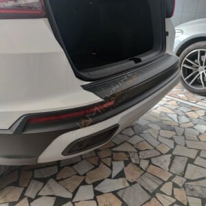 Seat Ateca Arka Tampon Eşiği 2016+ arası Tampon Üstü Koruma Parlak / Mat Siyah