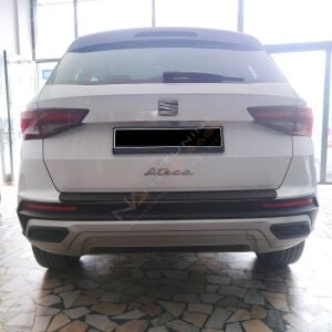 Seat Ateca Arka Tampon Eşiği 2016+ arası Tampon Üstü Koruma Parlak / Mat Siyah