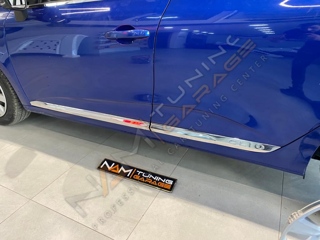 Renault Clio 5 Yan Kapı Çıtası 2019- Paslanmaz Çelik