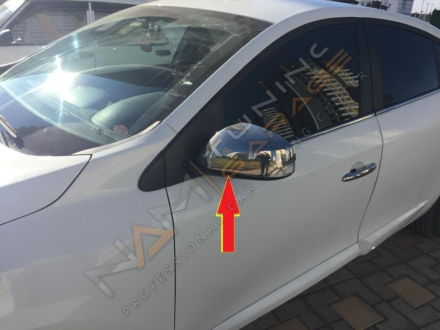 Renault Fluence Krom Ayna Kapağı 2009-2016 Paslanmaz Çelik