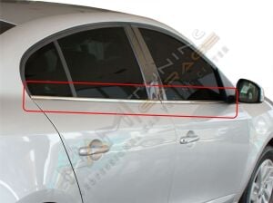 Renault Fluence Cam Çıtası 2010- Paslanmaz Çelik