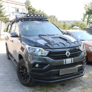 Ssangyong Musso Kaput Üstü Kaplama Dragon Pack 3 Parça