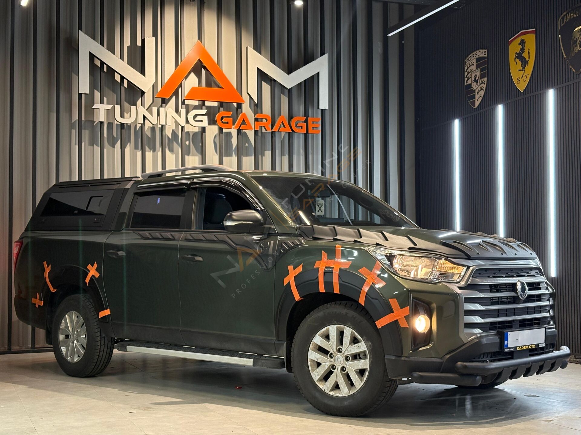 Ssangyong Musso Yarasa Kapı Kaplama 6 Parça