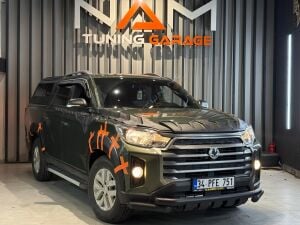 Ssangyong Musso Kromlu Cam Rüzgarlığı 4 Parça 2021+