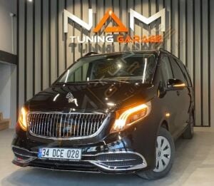 W447 VITO UYUMLU MAYBACH GÖRÜNÜM BODY KIT 2016-2023 (KAPUTSUZ-BÜYÜK PANJUR )
