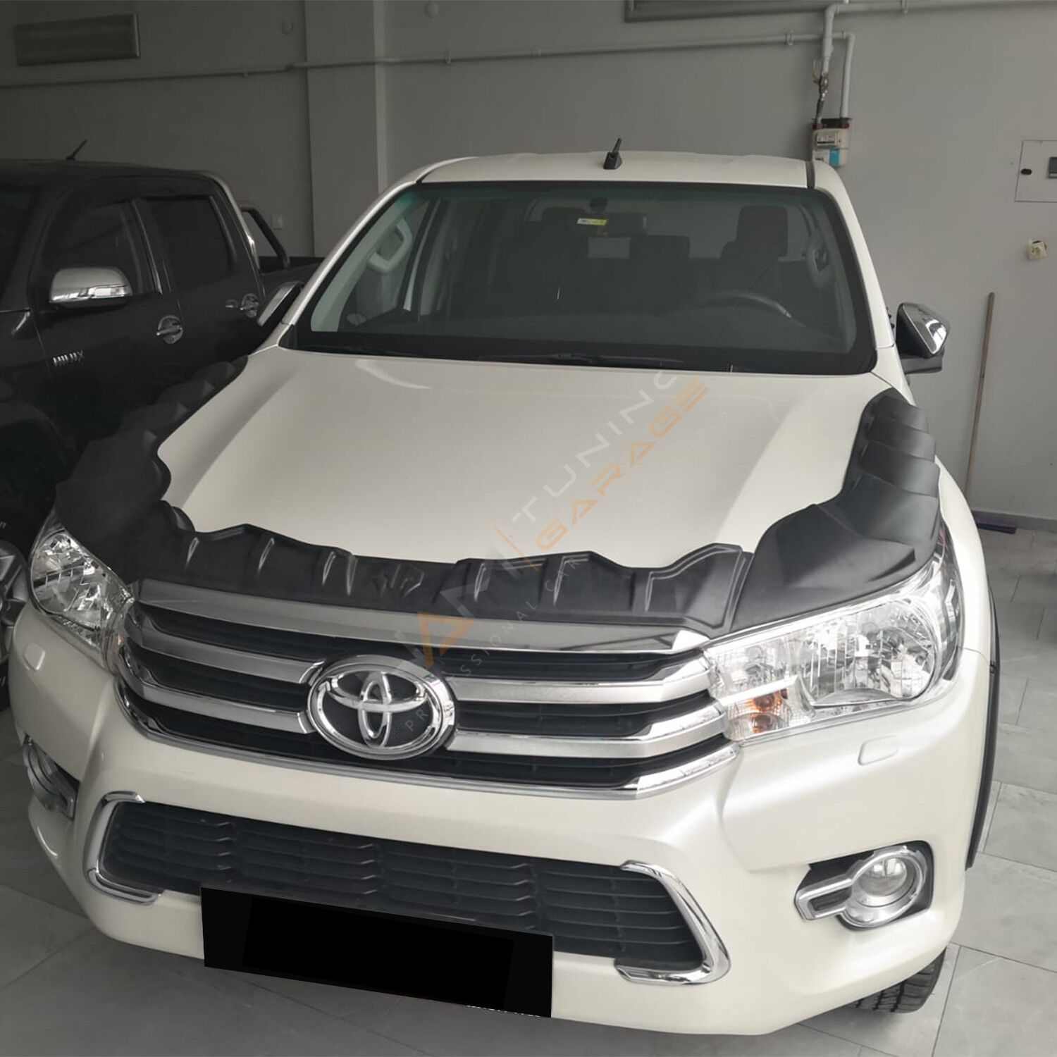 Toyota Hilux Kaput Üstü Kaplama 2015-2020 arası Dragon Pack 3 Parça