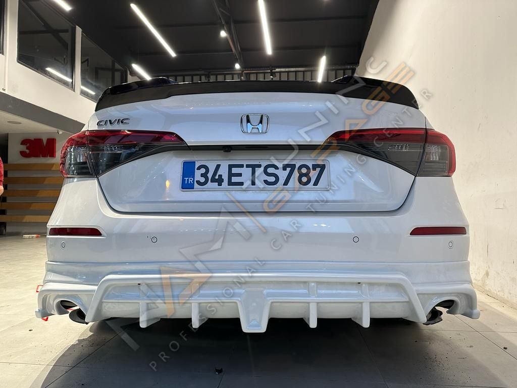 Honda Civic FE Arka Ek Tampon Eki (Plastik) 2022+