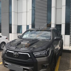 Toyota Hilux Kaput Üstü Kaplama 2021+ Dragon Pack 3 Parça