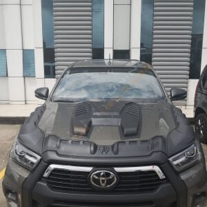 Toyota Hilux Kaput Üstü Kaplama 2021+ Dragon Pack 3 Parça