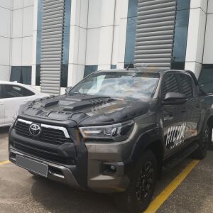 Toyota Hilux Kaput Üstü Kaplama 2021+ Dragon Pack 3 Parça