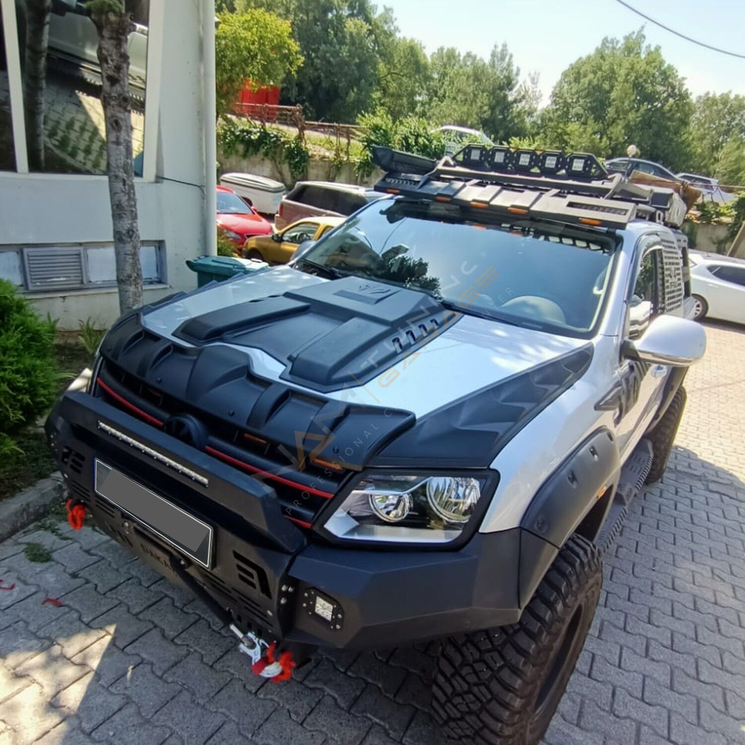 Amarok Kaput Üstü Kaplama 2010-2021 arası Dragon Pack 3 Parça