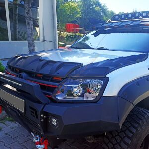 Amarok Kaput Üstü Kaplama 2010-2021 arası Dragon Pack 3 Parça