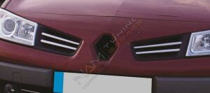 Renault Megane 2 Ön Panjur Kromu 2006-2010 (4 parça)