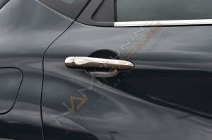 Renault Megane 3 Krom Kapı Kolu 2010-2015 Sensörlü Paslanmaz Çelik(Kopya)