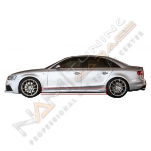 Audi A4 Marşpiyel B8 RS4 Yan Ek Plastik Rieger 2008-2015 arası