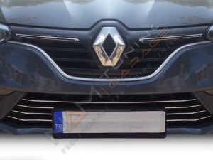 Renault Megane 4 Ön Tampon Alt Kromu 2016- Çıtası