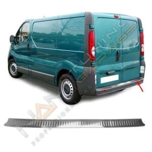 Renault Trafic Krom Arka Tampon Eşiği 2001-2014 Paslanmaz Çelik