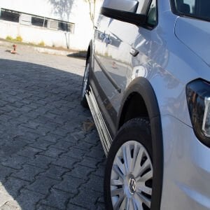 Caddy 2015-2020 Yan Ek Marşpiyel 2 Parça Parlak Siyah