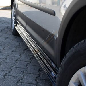 Caddy 2015-2020 Yan Ek Marşpiyel 2 Parça Parlak Siyah