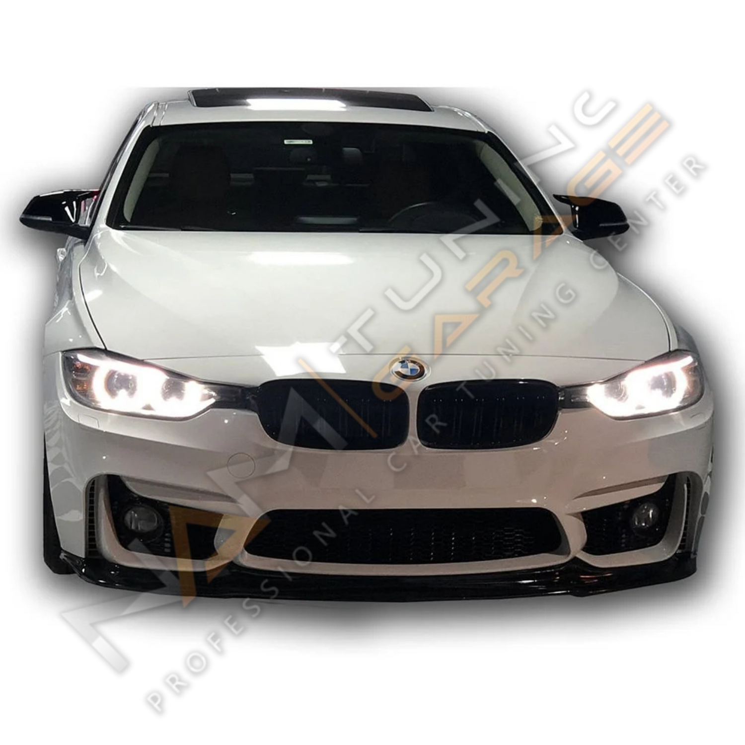 BMW F30 - F80 M3 Ön Lip (Plastik) Piano Black