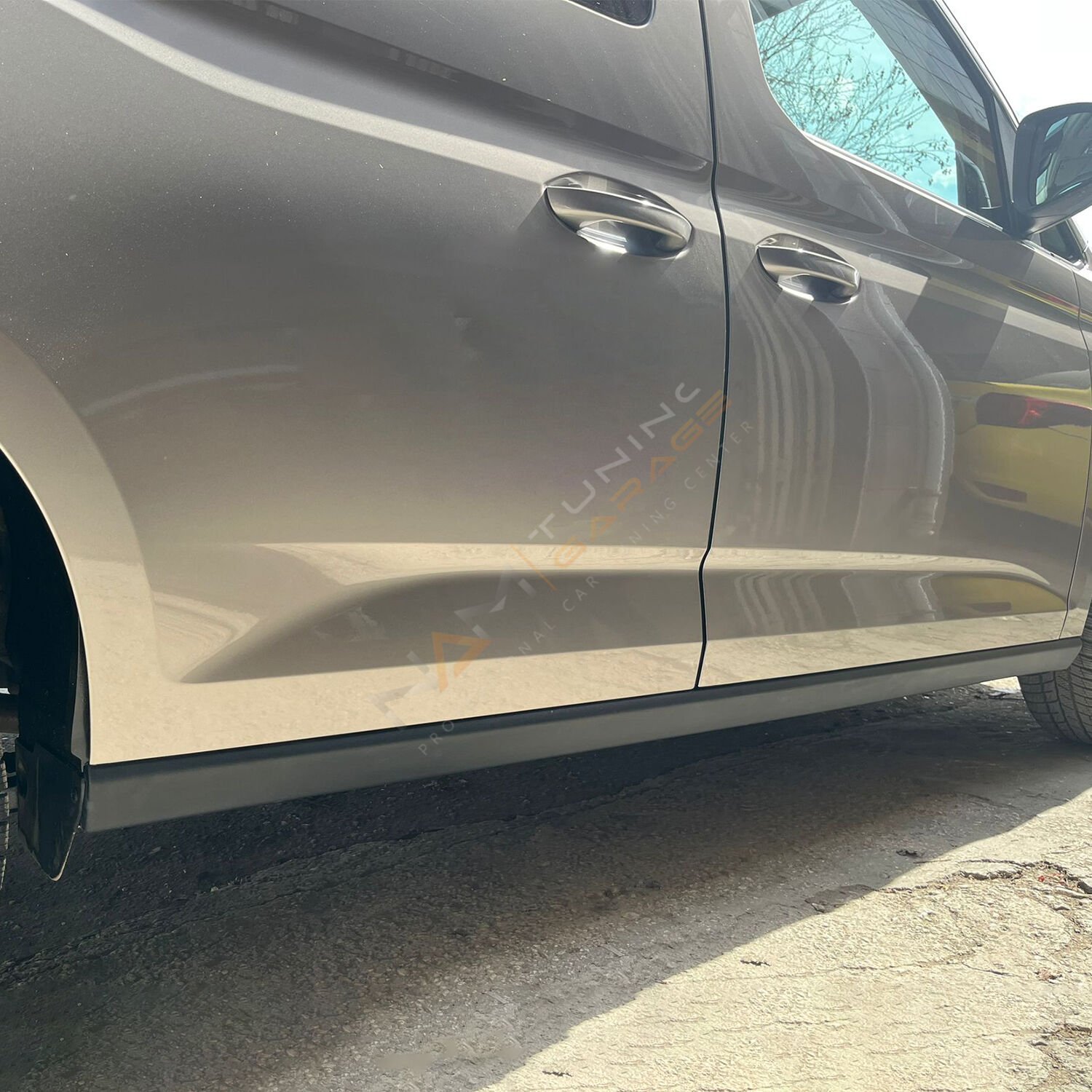 Caddy 2021+ Yan Ek Marşpiyel 2 Parça Mat Siyah