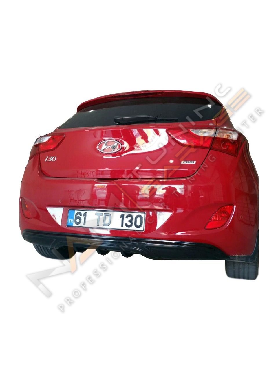 Hyundai i30 Custom Difüzör (Plastik) 2012-2017 Parlak Siyah
