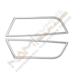 Skoda Octavia 3 Krom Sis Farı Çerçevesi 2013-2019 Paslanmaz Çelik